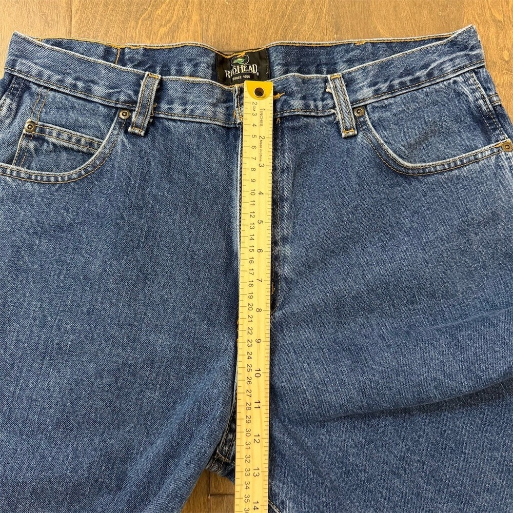 RedHead‎ Bass Pro Shops Jeans Mens 36x30 Blue Relaxed Fit Straight Leg - Picture 4 of 7